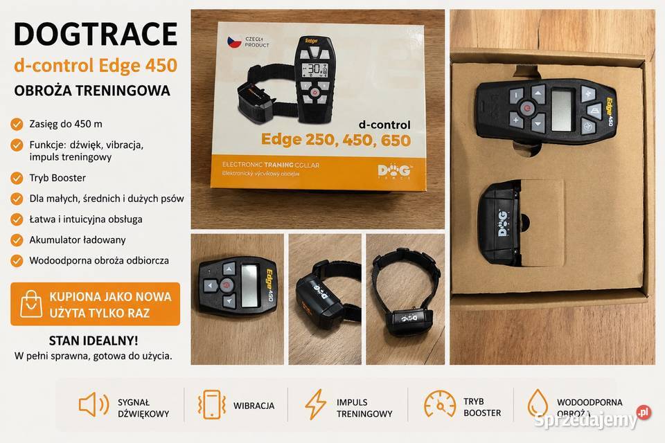 DOGTRACE dcontrol Edge 450 profesjonalna obroża Siemianowice Śląskie