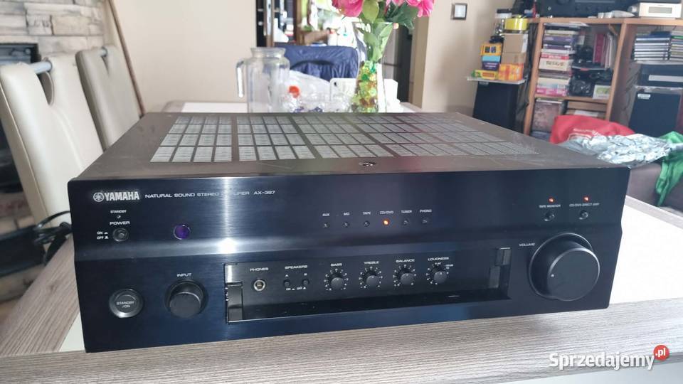 Wzmacniacz stereo YAMAHA AX397 2x60W 8ohm Black Warta sprzedam
