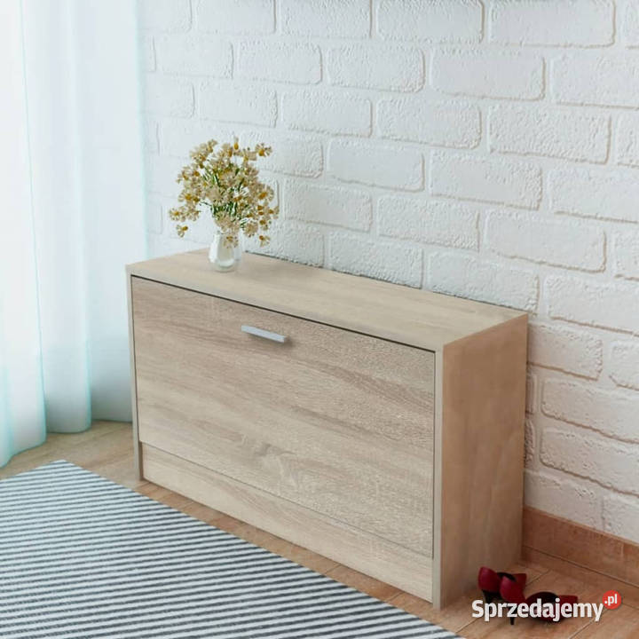 Szafka na buty kolor dębowy 80x24x45 WM243049 mazowieckie Warszawa