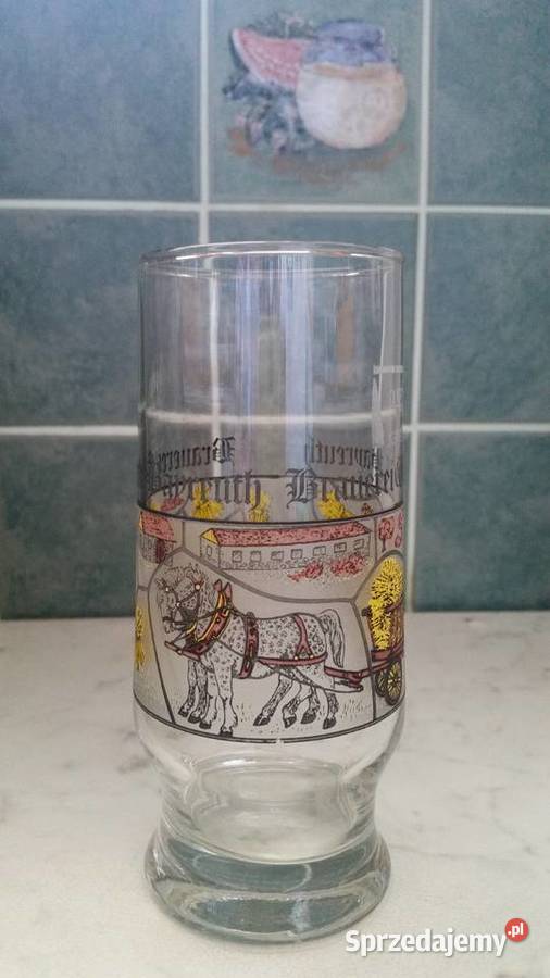 Szklanka Brauerei Glenk Bayreuth 250 ml Pozostałe Puławy