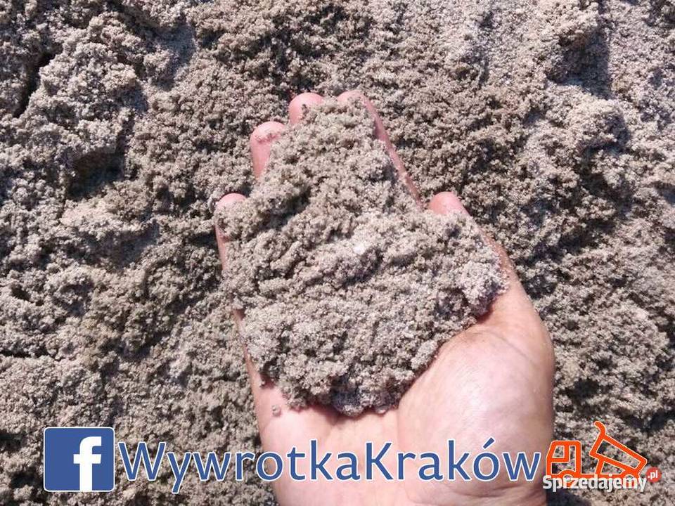 Piasek siany budowlany do murowania na wylewki małopolskie Kraków
