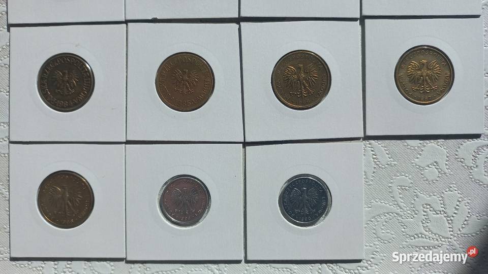 5 złoty PRL wszystkie roczniki mosiężne Trzebinia sprzedam