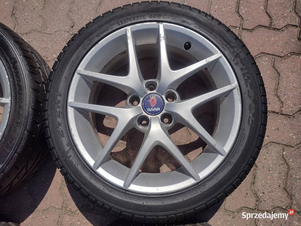 4 x alufelgi SAAB 93 17 5x110 ET41 OE12785710