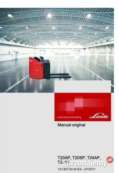 Linde T20AP T20SP T24AP T24SP instrukcja obsługi Poradniki, albumy i reportaże Kielce