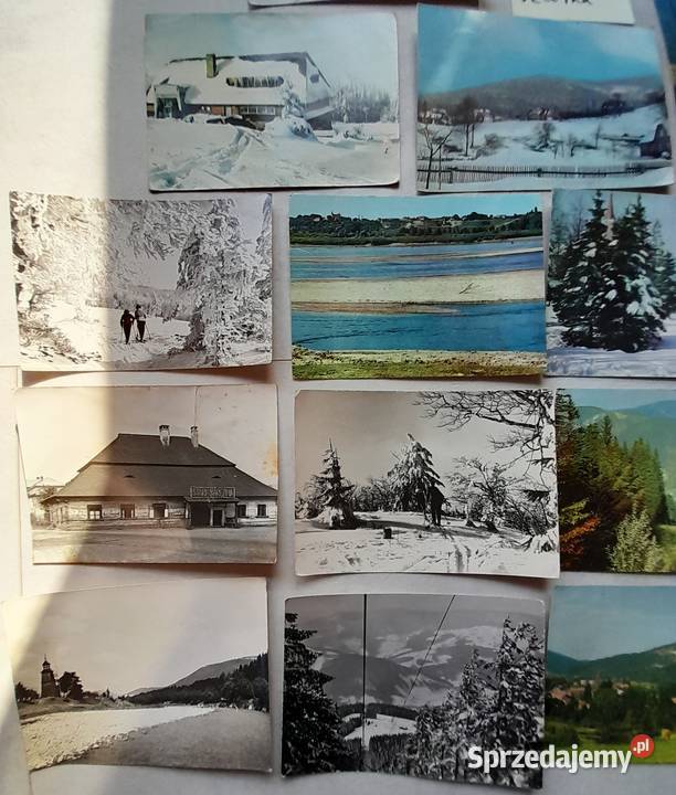 Stare pocztówki kartki pocztowe PRL Beskid Dąbrowa Górnicza