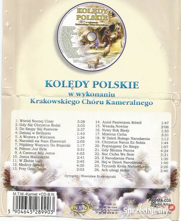 Płyta CD z kolędami CD Słupca