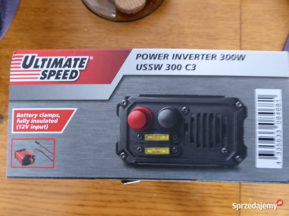 Nieużywany konwerter samochodowy 300W ULTIMATE Olsztyn sprzedam