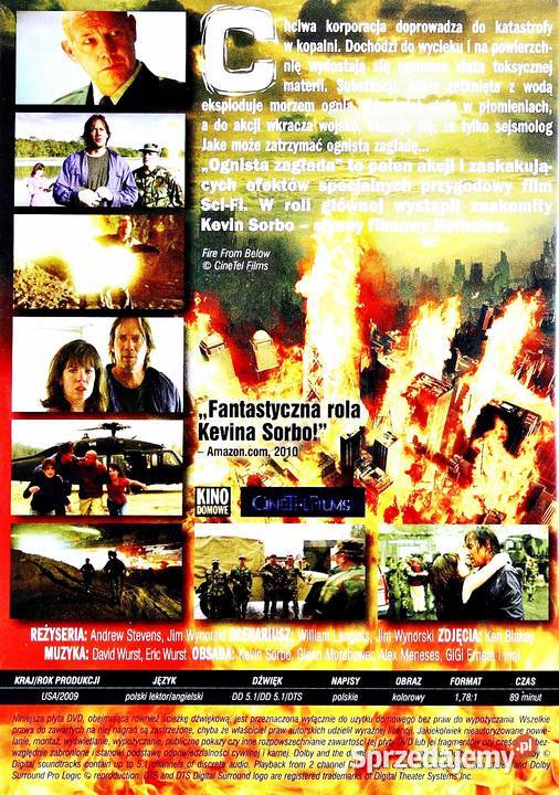 OGNISTA ZAGŁADA KEVIN SORBO 1 płyta wielkopolskie