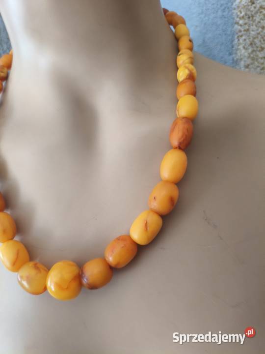 Naszyjnik Bursztyn Vintage
