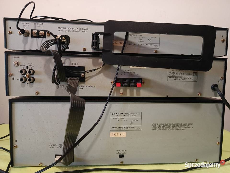 Zestaw Vintage SANYO Gdynia