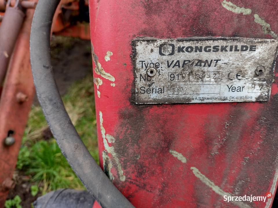 Pług 4skibowy kongskilde variant obrotowy sprzedam