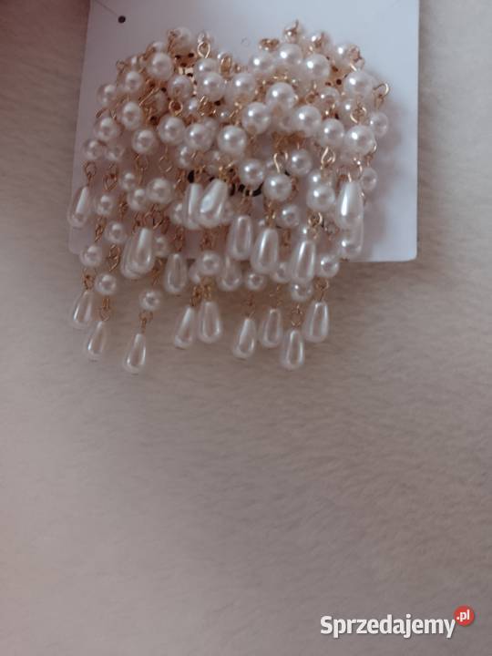 ASOSWytworne długie kolczyki ślubne z Londynu Kraków