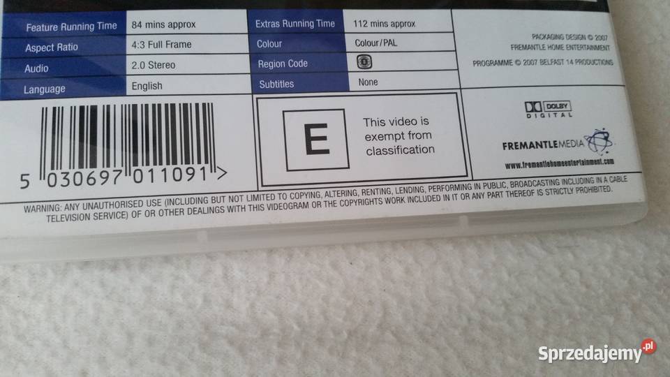 STILL BURNING The Story of Stiff Little Fingers DVD Puławy