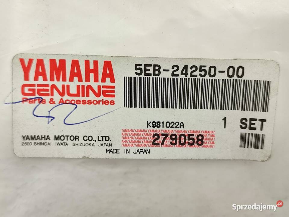 NAKLEJKA NA ZBIORNIK 2 2STR YAMAHA YZFR6 1999 sprzedam