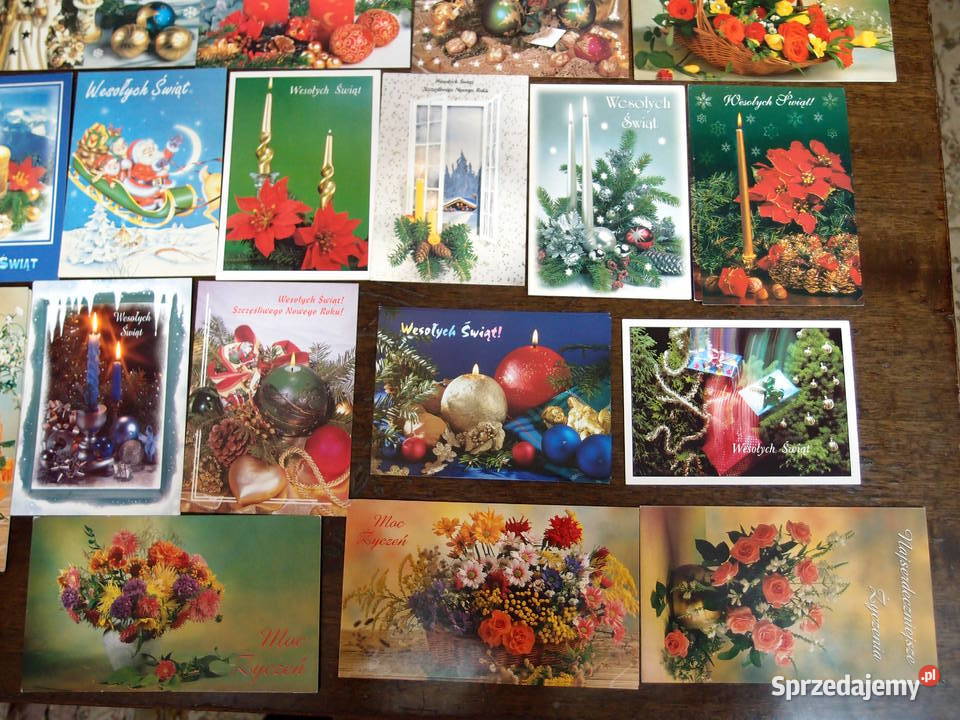 Pocztówki karty pocztowe Świąteczne i inne Łódź sprzedam