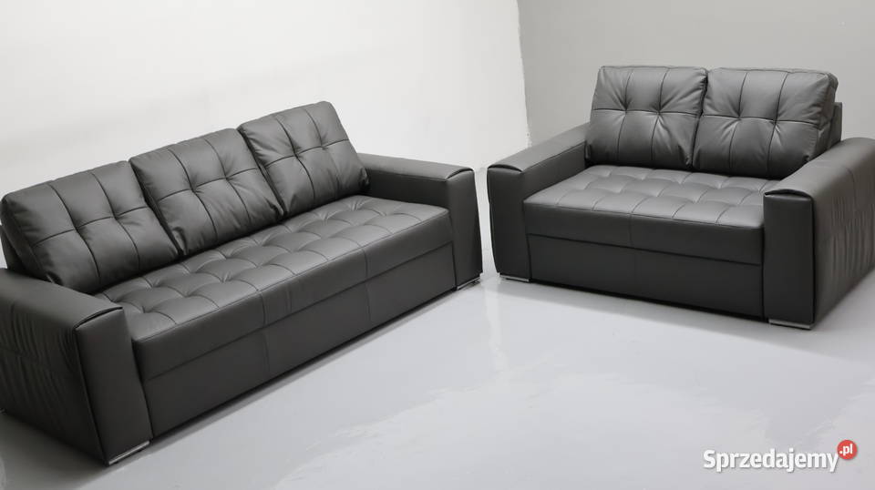 RIX KOMPLET 32 sofy kanapy zestaw popielata 90cm Poznań