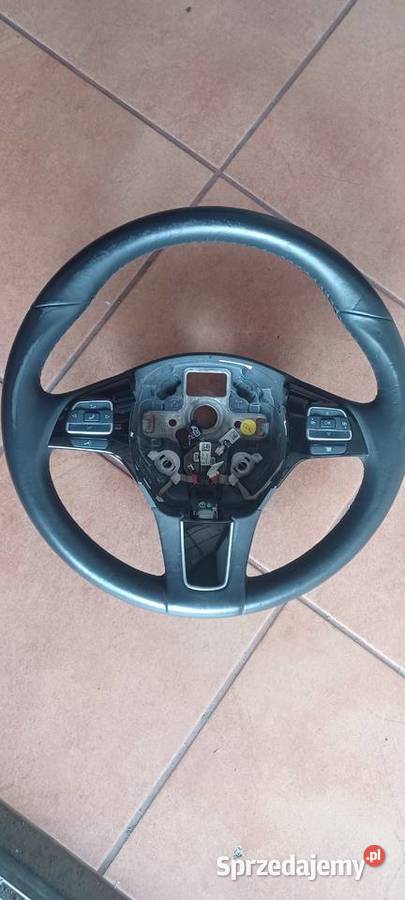 Kierownica Skóra Czarna 7P641909 Touareg