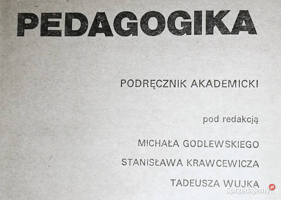 Pedagogika Podręcznik akademicki M Godlewski Chełm sprzedam