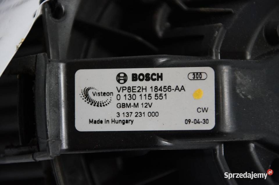WENTYLATOR KABINOWY FORD FIESTA MK7 0130115551 Lipno