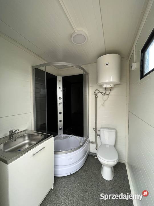 Kontener sanitarny socjalny 2 x 2 m toaleta WC Tarczyn