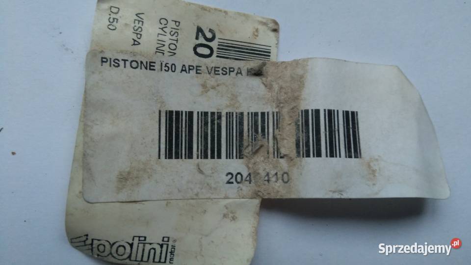 TŁOK POLINI 50 mm PIAGGIO VESPA 50 ccm 85 ccm Bielsk Podlaski