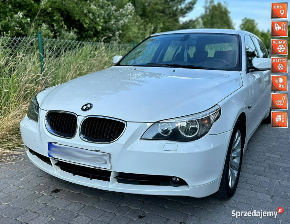 BMW 520 BMW e61 520d 163 M47 Kombi Biała VAT marża sprzedam