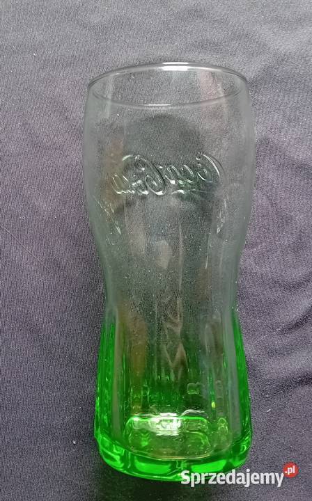 Zielona kolekcjonerska szklanka Coca Cola 025 L Koźminek