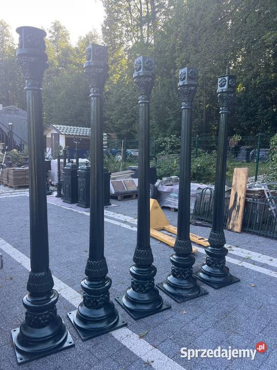 Stare nowe podstawy do lamp parkowych lampa Długopole Dolne