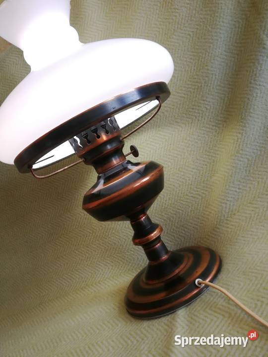 Lampa stołowa Polam Wieliczka Styl retro naftowa zachodniopomorskie Szczecin