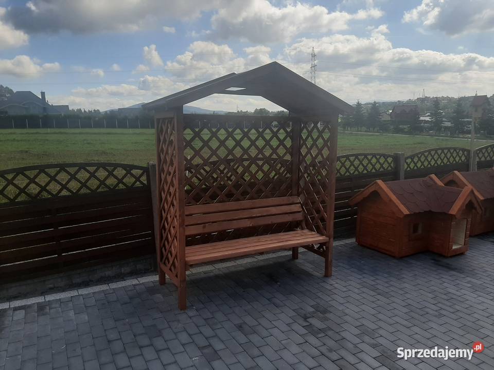 Pergola z ławką Jordanów