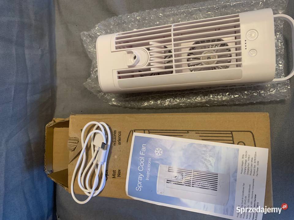 Przenośny cichy klimatyzator biurkowy Wrocław