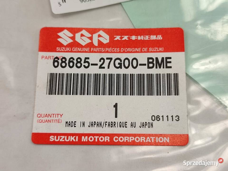 NAKLEJKA VSTROM NA PRAWY BOCZEK SUZUKI DL650