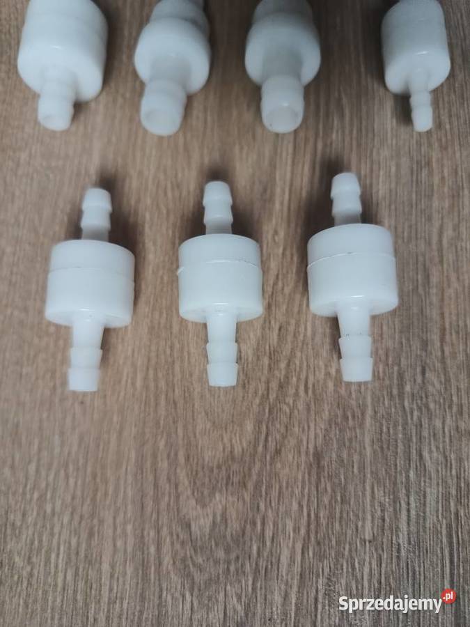 Zawór zwrotny plastik zestaw 7 sztuk na wężyk Tczew