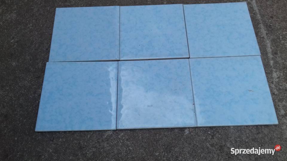 Retro plytki kuchenne 15x15 z 1965 roku firmy dolnośląskie Lubań