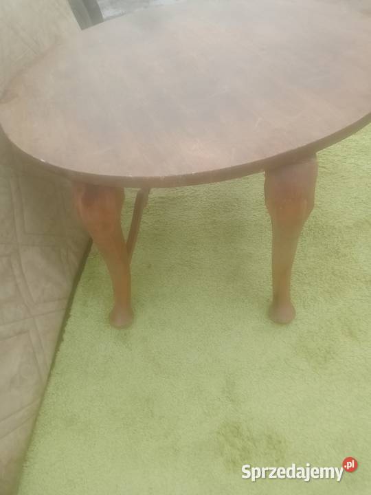Stół okrągły drewniany zabytkowy 113 Czernikowo sprzedam