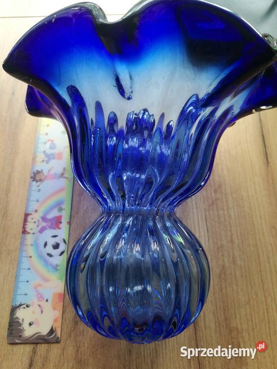 Duży granatowy wazon Choszczno