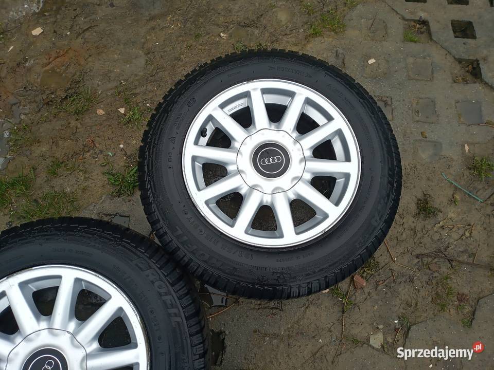 Alufelgi z oponami audi 80 b4 15 4x108 małopolskie Gorlice sprzedam