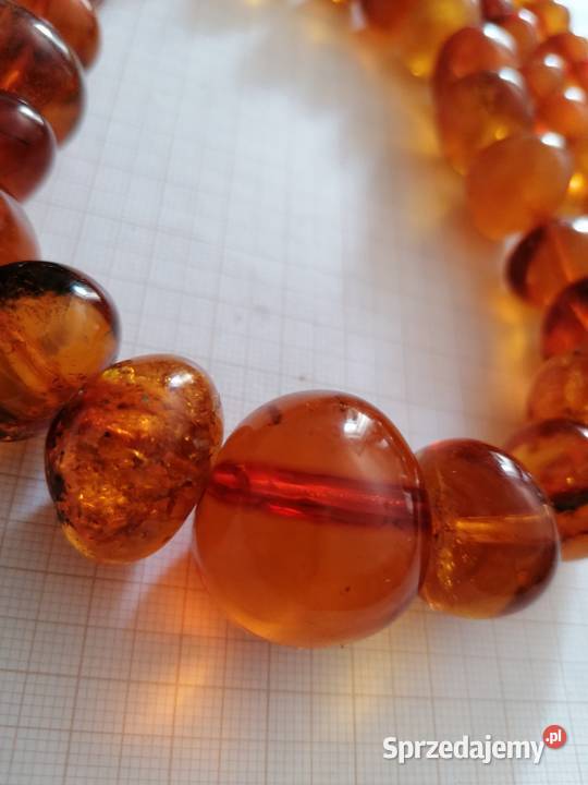 Naszyjnik Bursztyn Vintage 150gram Białystok