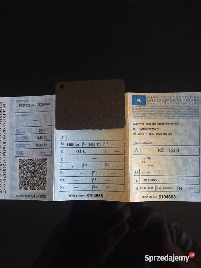 Przyczepa Rydwan Sam Rydwan Krężna