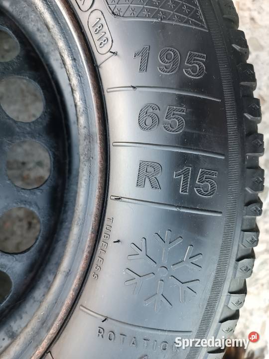 opony zimowe na felgach stalowych vw audi seat sprzedam