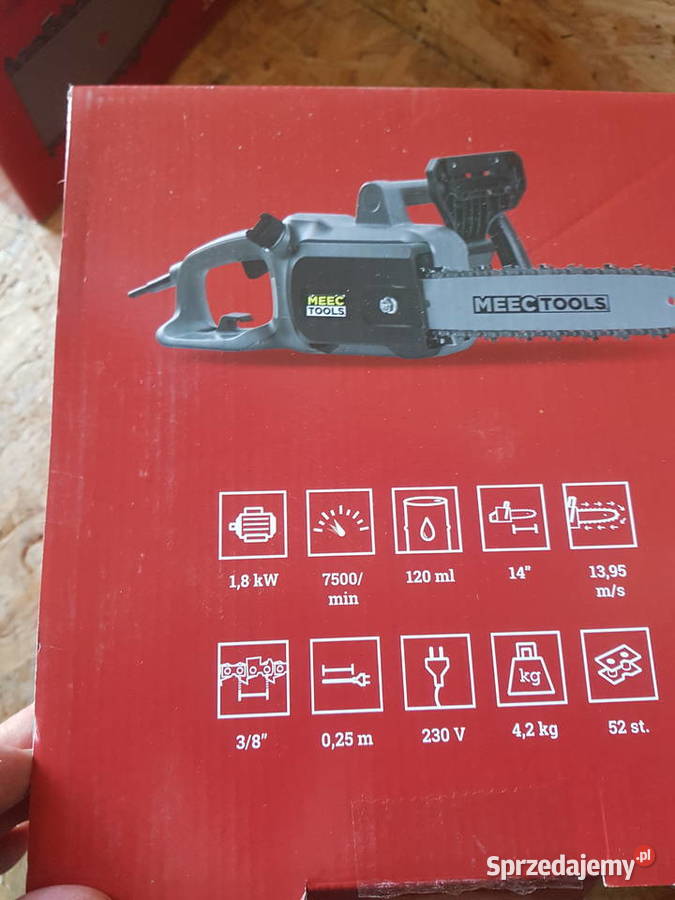 Elektryczna pilarka łańcuchowa 1800 wat Meec Głogowa