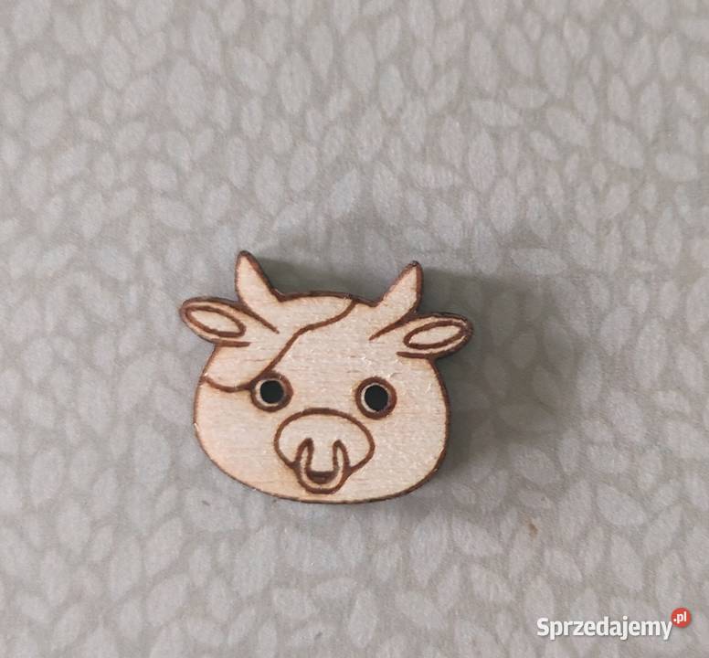 5x guzik drewno grawer 2 hand made guz9