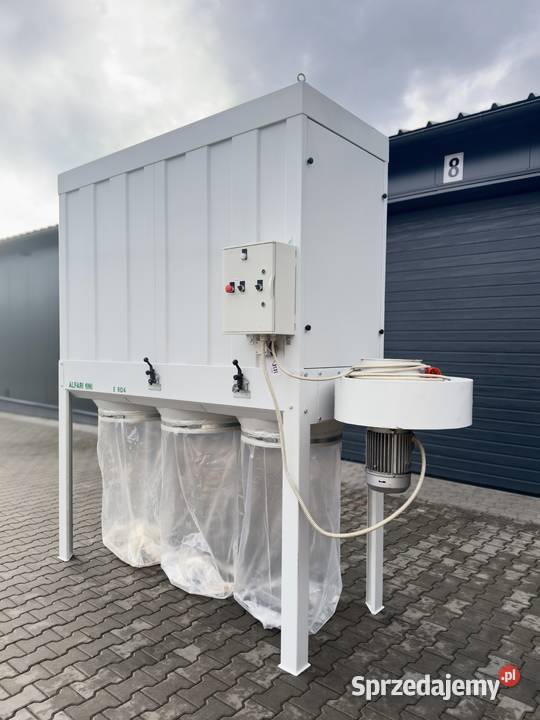 Odciąg trocin 3 workowy ALFARIMINI Euro4 55 kW Łabuńki Pierwsze