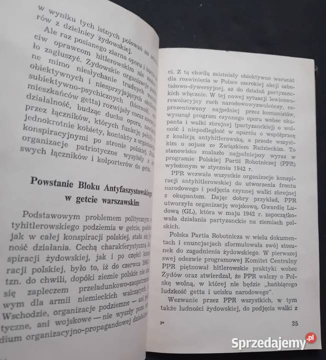 Wacław Poterański Warszawskie Getto KiW 1968 r Koźminek