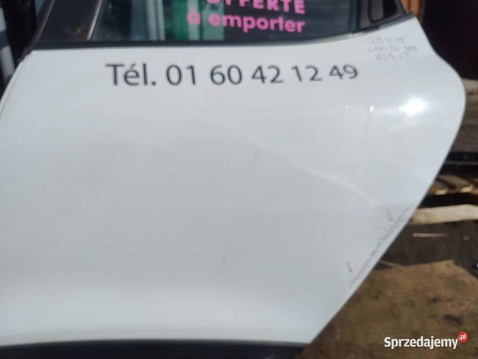 DRZWI LEWY TYŁ DV369 RENAULT CLIO IV