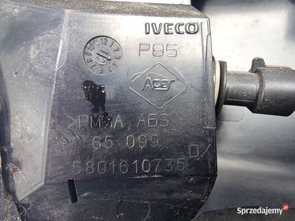 LAMPA OBRYSOWA IVECO DAILY 50C35 5801610735 kujawsko-pomorskie Lipno sprzedam