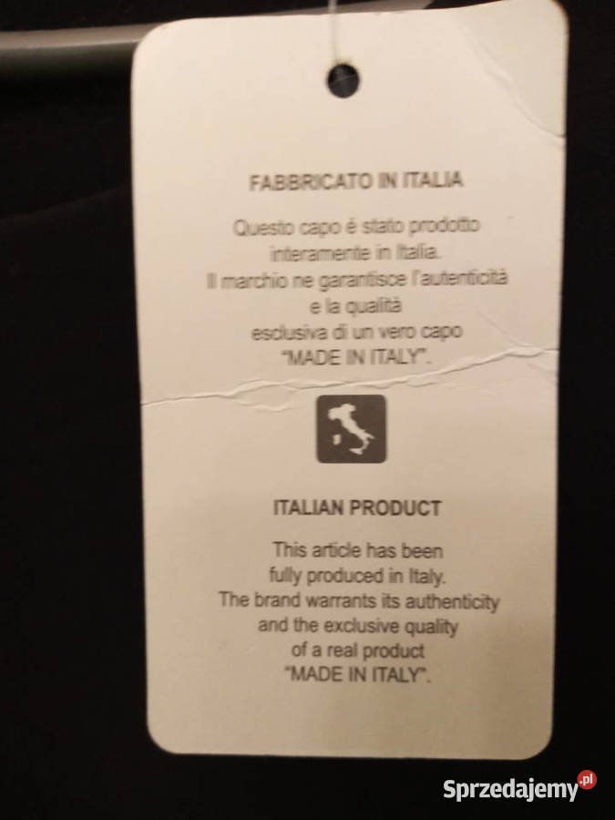 Czarna bluzka Made in Italy XL nowa z metką Warszawa