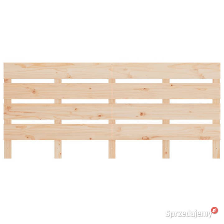 Wezgłowie łóżka 135x3x80 lite drewno sosnowe