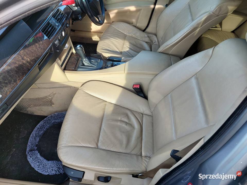 BMW E60 Tapicerka skóra skórzana bananowa Bydgoszcz