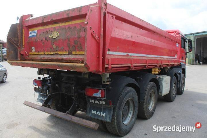 Wywrotka 8x4 bordmatic Eur 6 Man Tgs tez Leasing czerwony Warszawa
